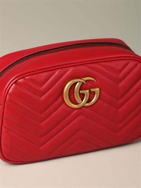 gucci purse replica black quilted red|gucci quilted zip camera bag.